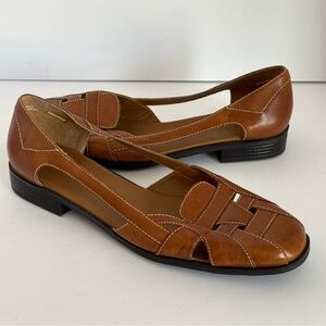 Pesaro Brown Women's Loafers Flat Shoes Size 10M